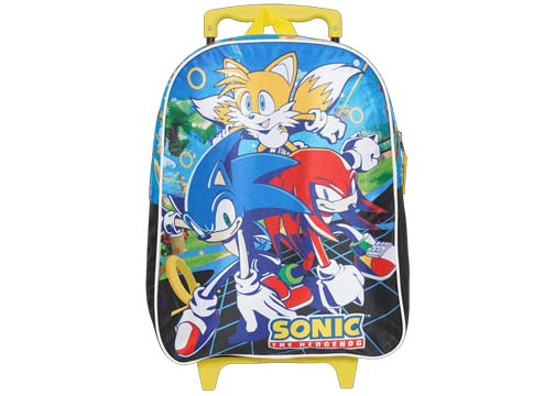 MOCHILA ESCOLAR C/RUEDAS 17 SONIC PU PRINT